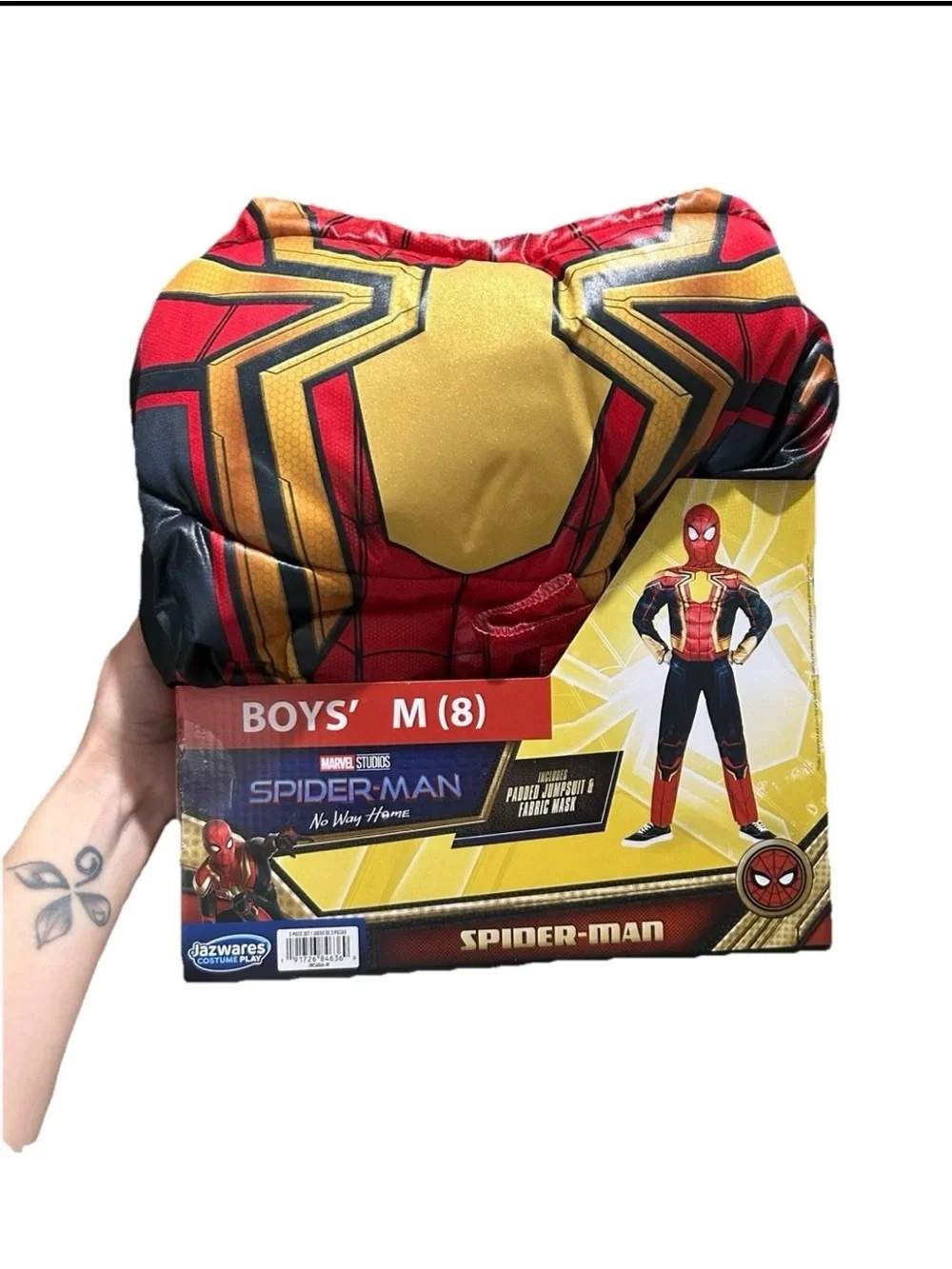 Spiderman no way home brand new day home coming  costume
